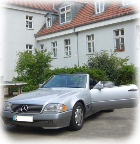 Mercedes SL320 Aussenansicht nach Restauration